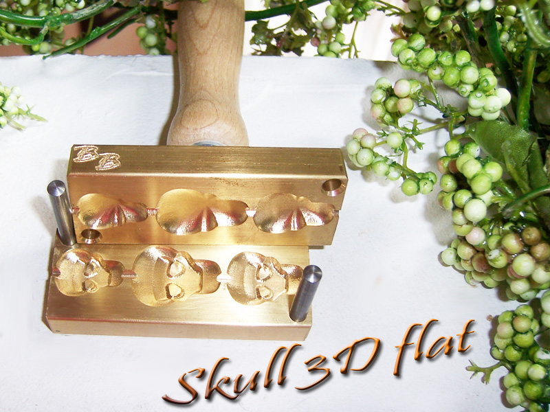 moldin press "Bavarian 3D SKULL flat"<font color='red'>NEW!</font>