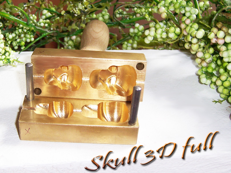 moldin press "Bavarian 3D SKULL full"<font color='red'>NEW!</font>