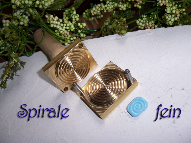 Presse "Bavarian Textur Spirale fein"